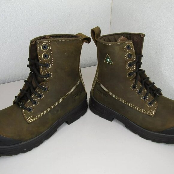 NEW ROYER Mens 4-Density Thinsulate Work Boots Waterproof Composite Toe Size 10 main image 6